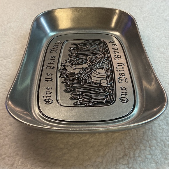 Wilton Armetale Give Us Our Daily Bread Tray New - Picture 5 of 6